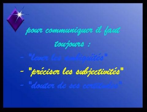 Communiquer Le chaud le froid