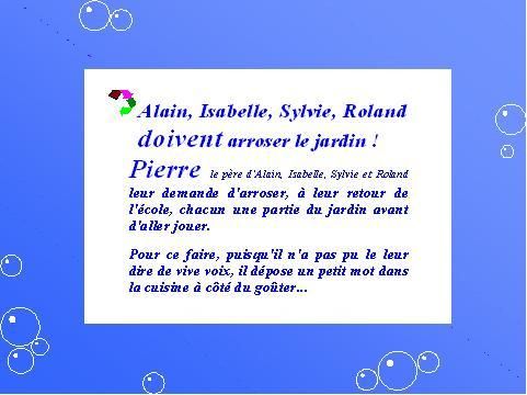 Arroser le jardin l'Histoir