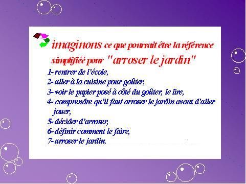 Arroser le jardin Procédure